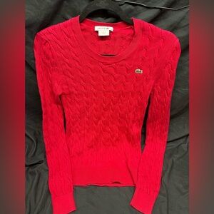 Women’s Lacoste sweater size 36 us size 4
